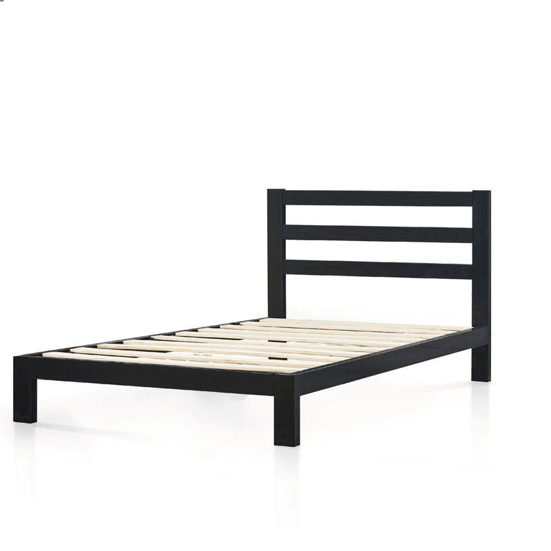 Lit plateforme en métal de style moderne et contemporain Camea, Simple