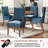 Modern Linen Fabric Kitchen Side Chair,  Dining Chair（Set Of 6）-907506178-907506181