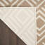 Tapis d'intérieur moderne brun Ebern Designs Garp-960288517