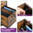 Screven 59" Computer Desk with Display Storage Shelves and Colorful LED Light-804647570