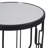 Mel Glass Top Frame Nesting Tables