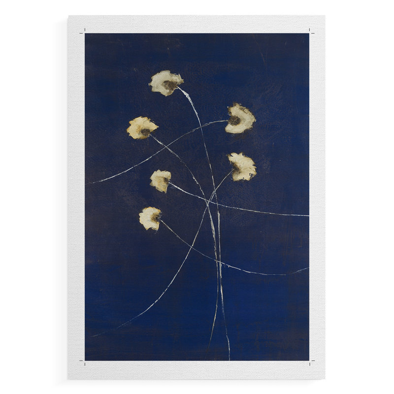 Indigo 2 - Impression sur toile seulement - NON-CADRE, H 48 po x l 32 po
