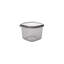 Ensemble de boîte de rangement durable (12 pièces), couleur anthracite, 3,9 x 3,9 x 3,7 pouces | 100% plastique sans BPA, capacité de 18,6 oz liq. Convient au lave-vaisselle, idéal pour organiser la cuisine et la maison, conception empilable