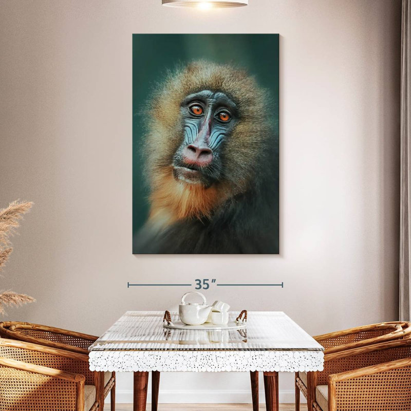 Monkey Close Up, 51" H x 34" W