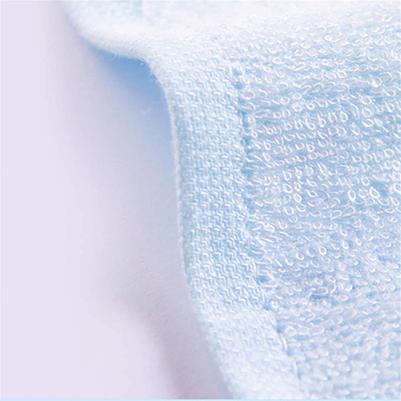 10 Packs Rayon From Bamboo Washcloths, Blue/White/Green/Pink