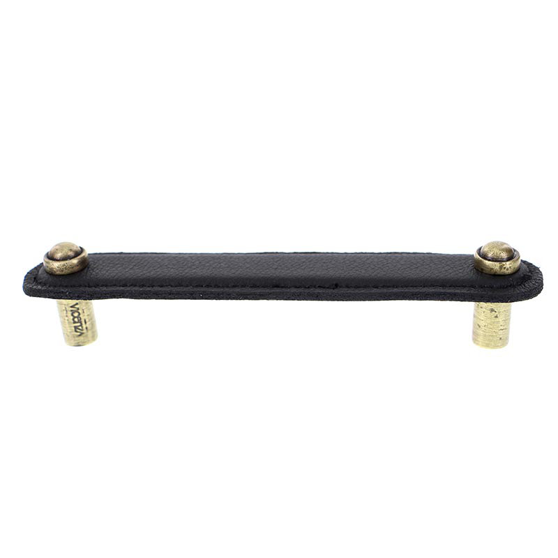 Sanzio 5'' Center to Center Bar Pull, Antique Brass, 5