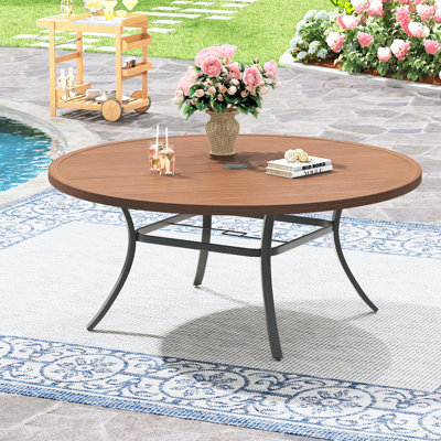 60" Patio Round Dining Table