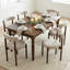 Skara Set of Two Walnut Effect Solid Wood Dining Chairs-1597156424