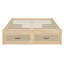 Lit plateforme double avec 6 tiroirs de rangement-135265090-135265119