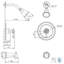 Système de garniture de douche de la collection Prime: pomme de douche ronde, ensemble de poignée simple, bec de baignoire et soupape brute inclus - chrome poli-36865909