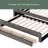 Twin Size Upholstered Daybed With Trundle And 3 Storage Drawers, Fabric Sofa Bed For Guest Room, Living Room, Space-Saving Modern Day Bed Frame, No Box Spring Needed-379279185