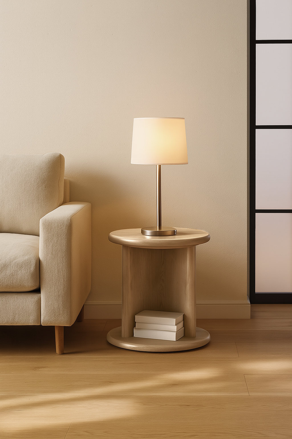Circa End Table, Light Oak