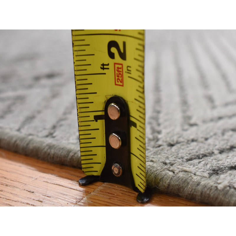 Tapis en soie tissé à la main à motif de chevrons moderne 2 pi x 3 pi 1 po B908FBDD7D5843E98C95833877A6B82A