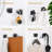 Bathroom Hardware Accessories Set 10 Pieces Matte Black Towel Bar Set 24 Inch