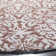 Tapis oriental brun / beige en laine crocheté à la main
