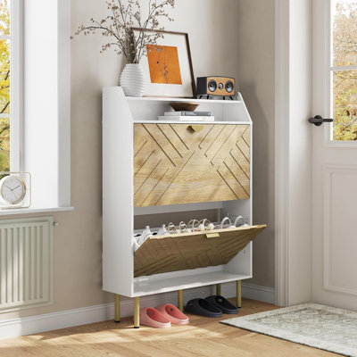 16 Pair Shoe Storage