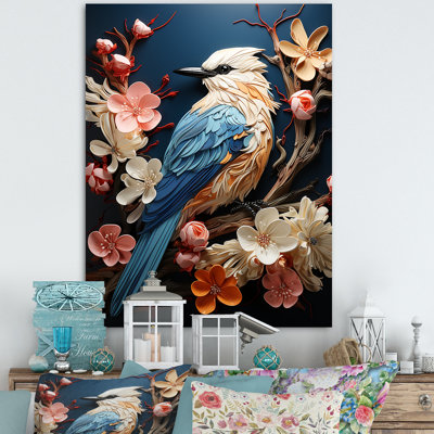 «Bold Brushstrokes Convey The Freedom Of Birds I», reproduction sur toile