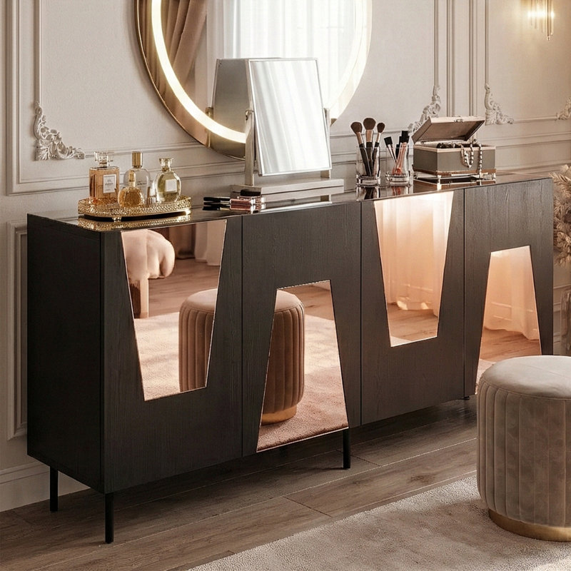 Console en miroir 71 po