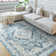 Tapis à motif floral lavable Fillender