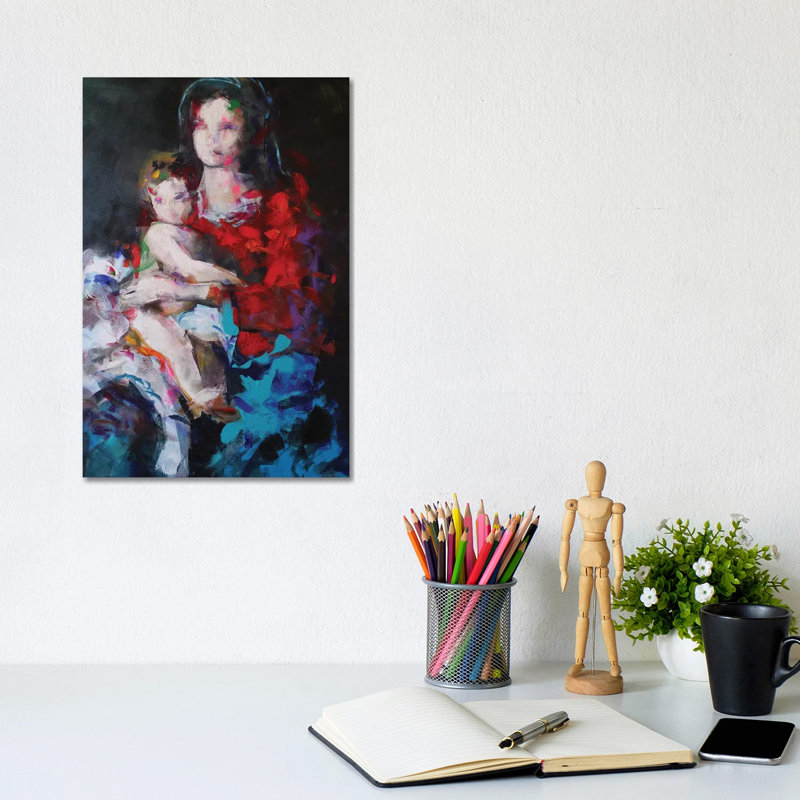 Madonna And Child by Marina Del Pozo - Wrapped Canvas Gallery-Wrapped Canvas Giclée, 20.32 cm H x 30.48 cm W