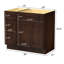 Base de meuble-lavabo simple 36 po seulement-93719232