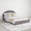 Linen Bed Frame With Headboard-1746020073-1746020072