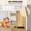 Commode 7 tiroirs en rotin, commode Boho, commode en rotin avec rangement spacieux, commode en rotin naturel