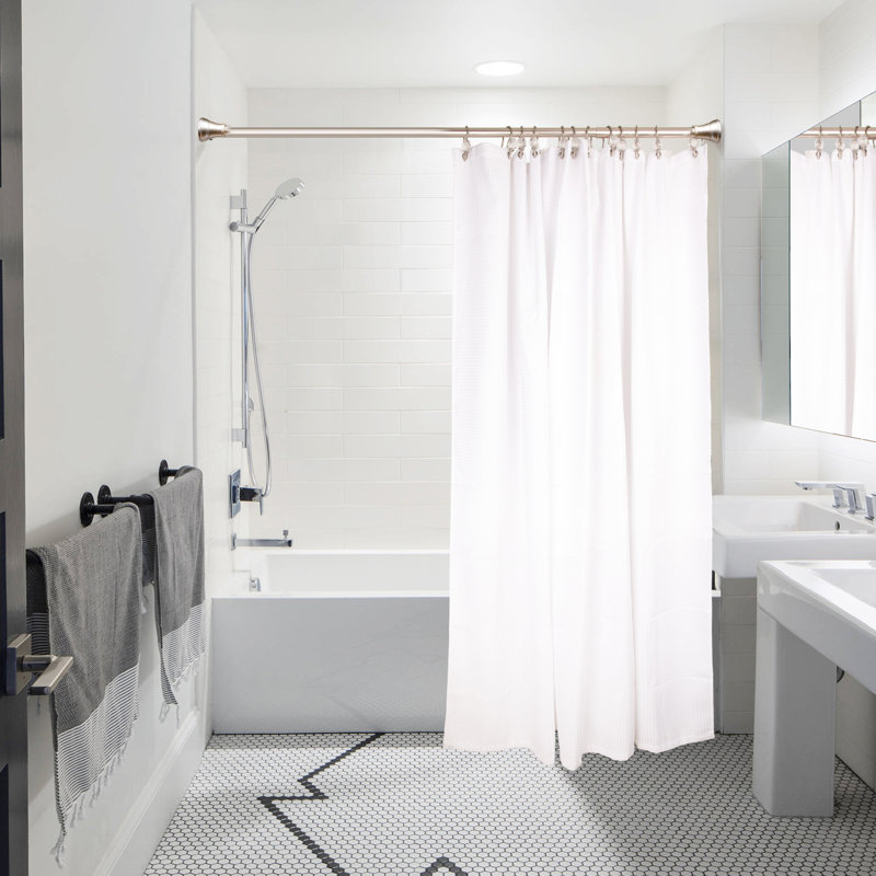 Crochets de rideau de douche HK18xx, Argent