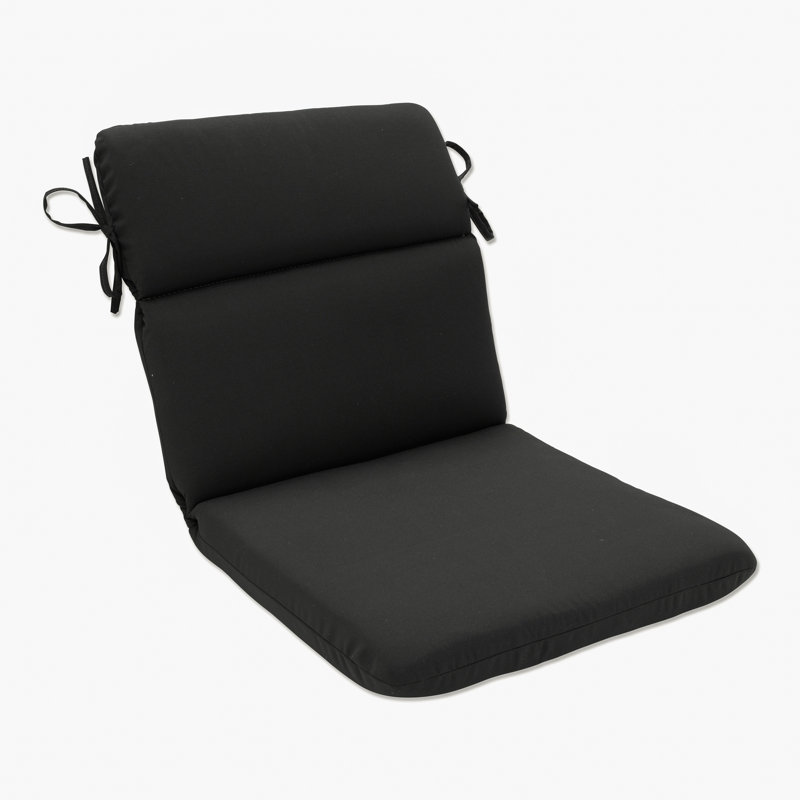 Coussin de chaise Amarina, Noir