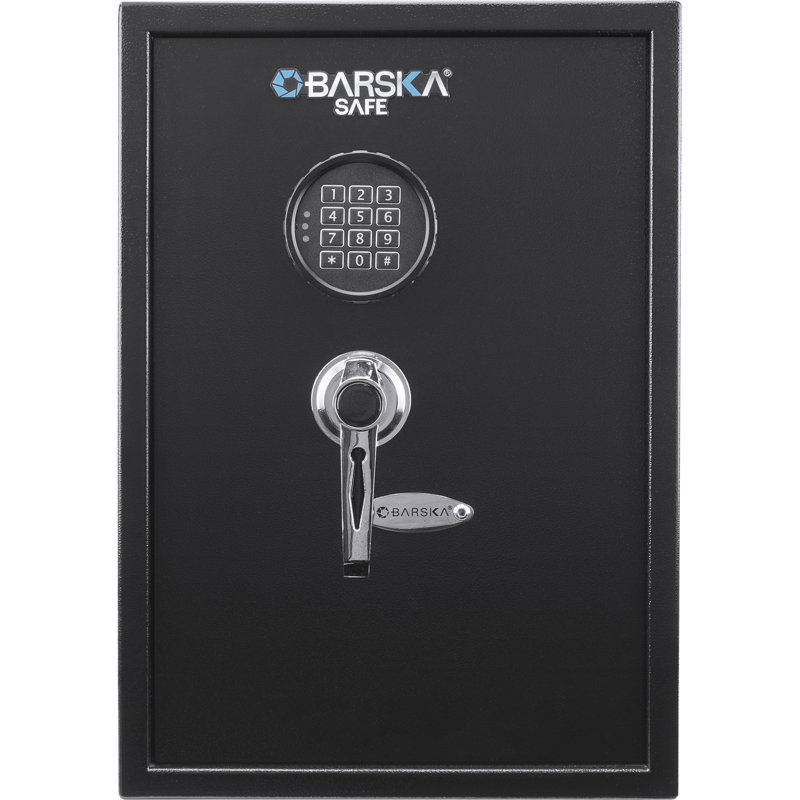 Grand coffre-fort à clavier numérique 1 45 pi cubes noir, H 19,75 po x l 13 po x P 13,75 po