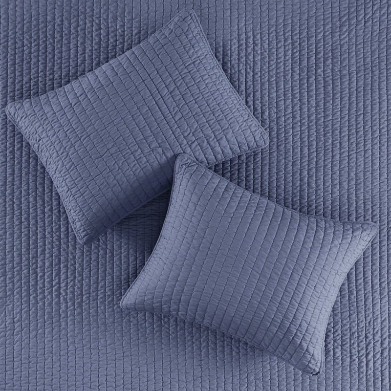 Courtepointe réversible bleu marine pour lit simple / simple TG, hygiénique et TG, choix de literie simple et élégant, Marine