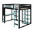 Loft Bed with Integrated Desk, Shelves, Power Outlet & RGB Lighting-284702726