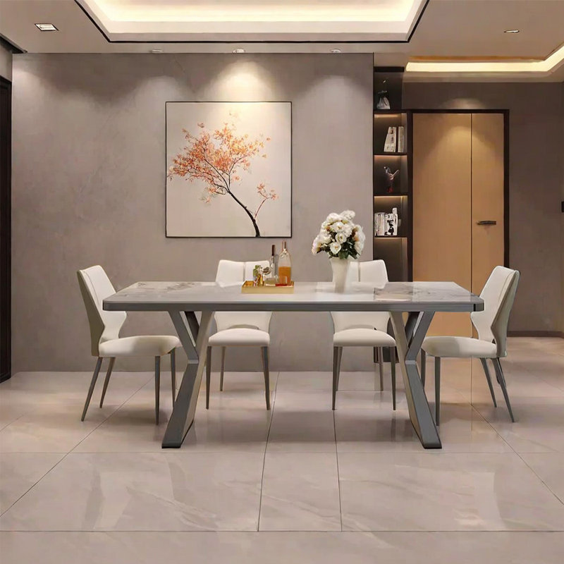 Ensemble de salle à manger moderne et simple Family, H 29,52 po x L 55,11 po x l 31,49 po