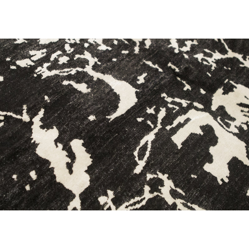 Abstract Area Rug, Rectangle 6'2" x 9'