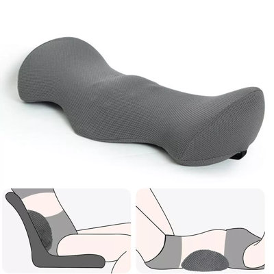 Costyle Memory Foam Lumbar Support Pillow For Low Back Pain Relief Ergonomic Back Pillow