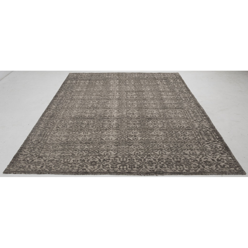 Hand Knotted Abstract Area Rug