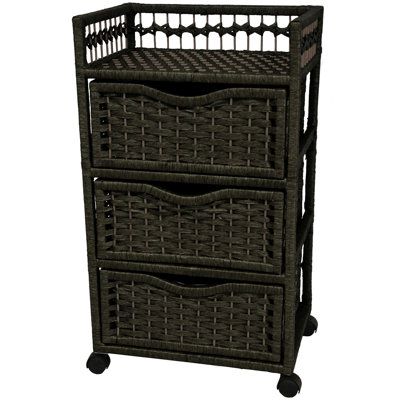 Commode de rangement à 3 tiroirs Isabela
