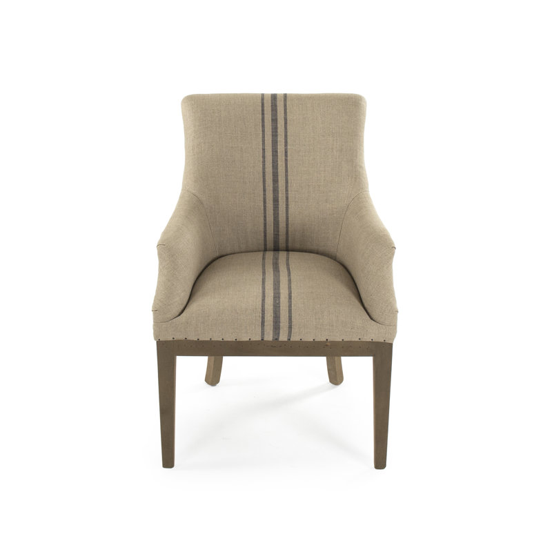 Liberte Armchair, Blue Stripe