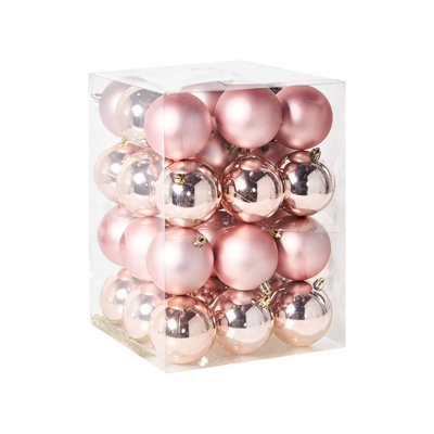 9cm Solid Colour Plastic / Acrylic Bauble