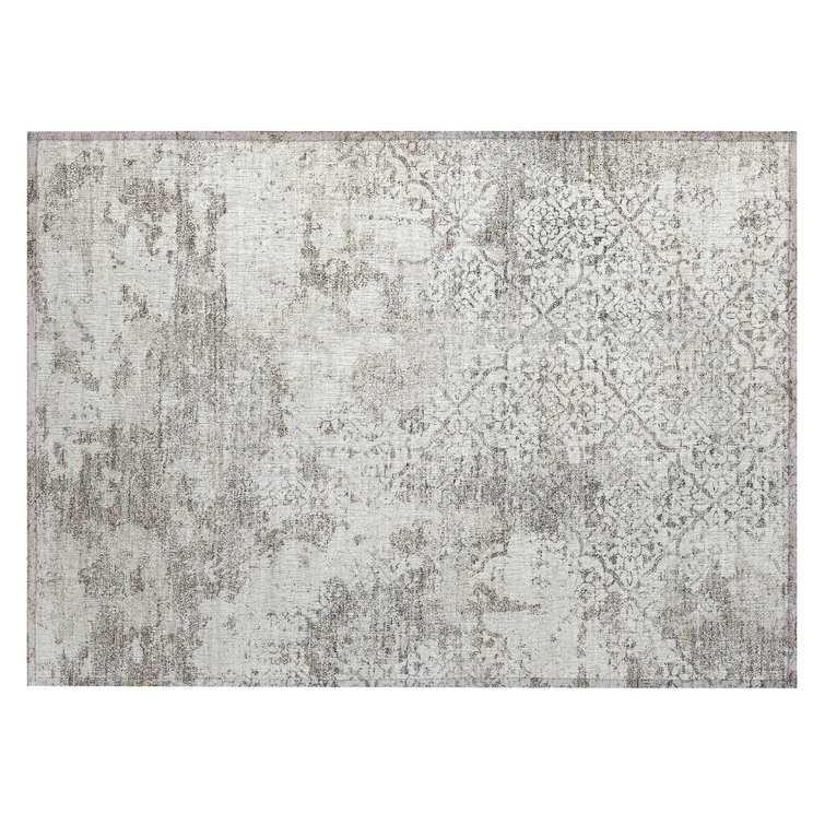 Jelaya Washable Abstract Indoor / Outdoor Rug