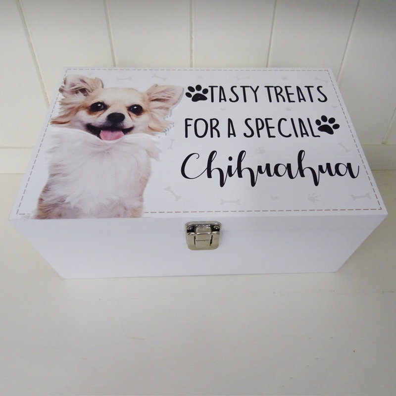 Chihuahua Dog Treat Box Dias Decorative Box