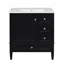Meuble-lavabo 30 po avec lavabo en céramique-175736246