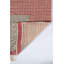 Tapis rose en laine Flatweave-47428570