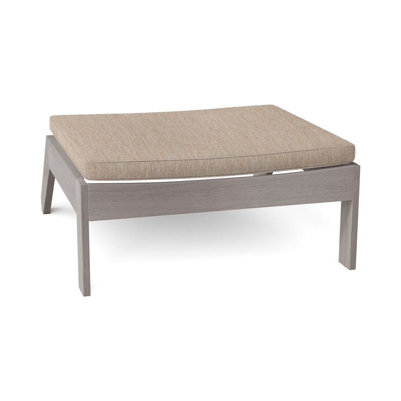 Repose-pieds Ashir, Welt, Toile sable, Huître teck