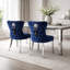 Velvet Upholstered Side Chair-1835389216