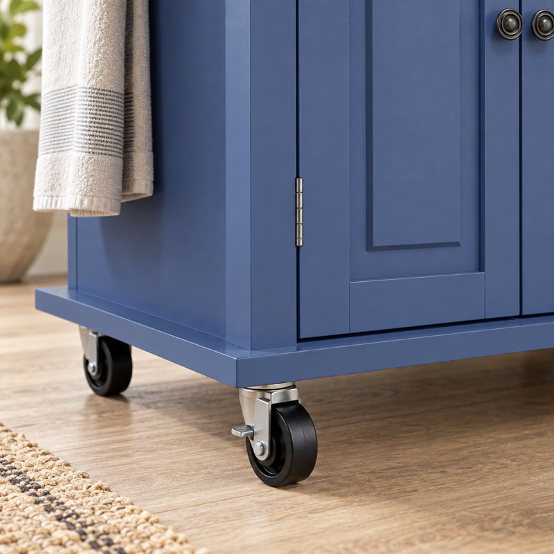 43.8 " W Kitchen Cart