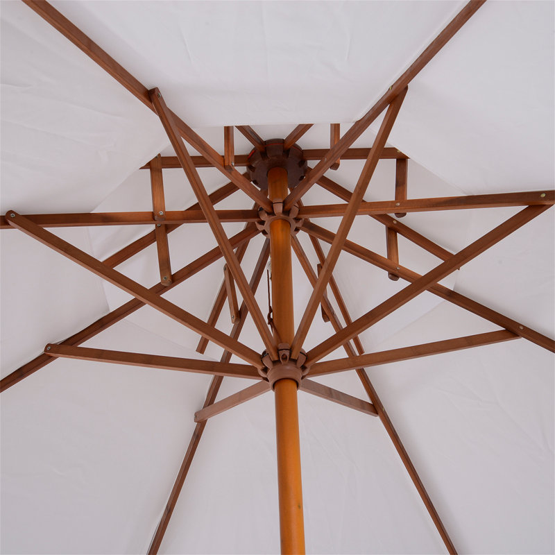 Breckynn 265cm Market Parasol, Cream