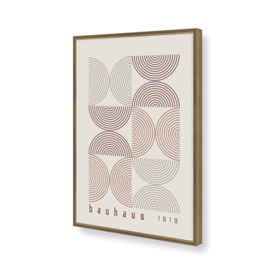 «Brown Bauhaus Composition I», impression roulée