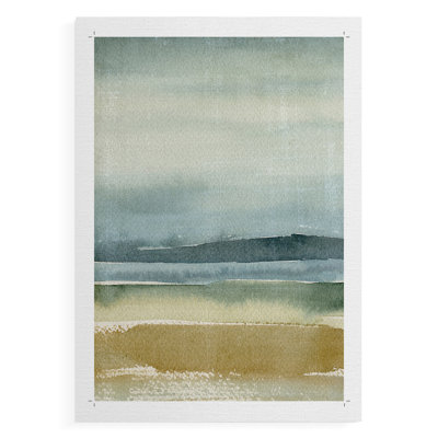 Ochre Outlook I -Canvas Print Only - NOT FRAMED