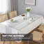 Housse de table en plastique transparent de 2 mm imperméable pour plusieurs tables